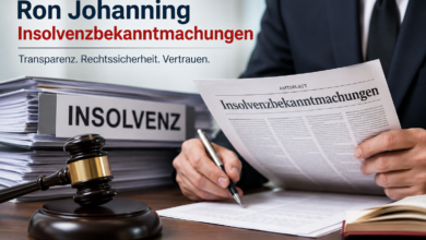 ron johanning insolvenzbekanntmachungen